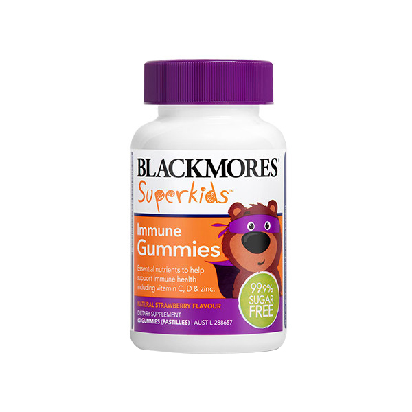 【直邮价】【对抗疫情】Blackmores 百丽康 超级儿童提高免疫力软糖 60粒(Immune)保质期20.04