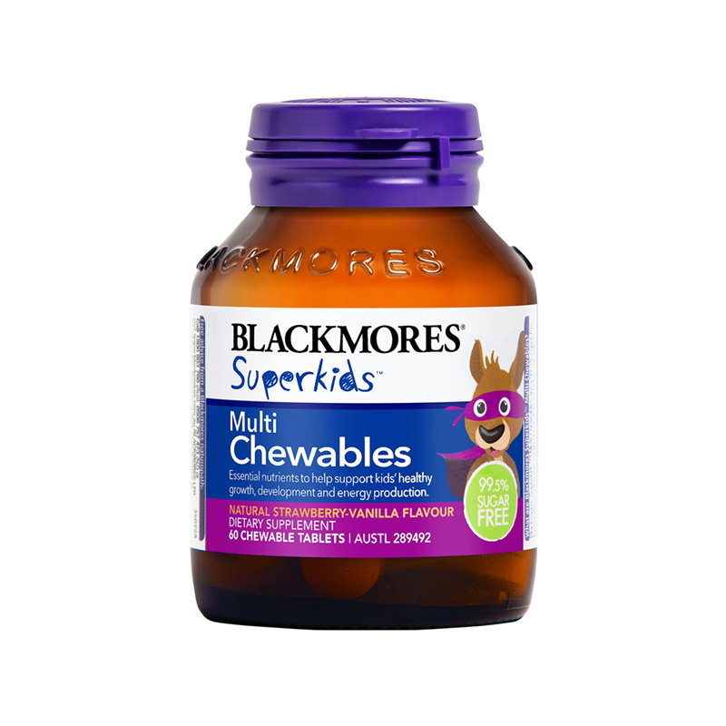 Blackmores 百丽康 超级儿童复合维生素咀嚼片 60片（Multi）保质期至20.10
